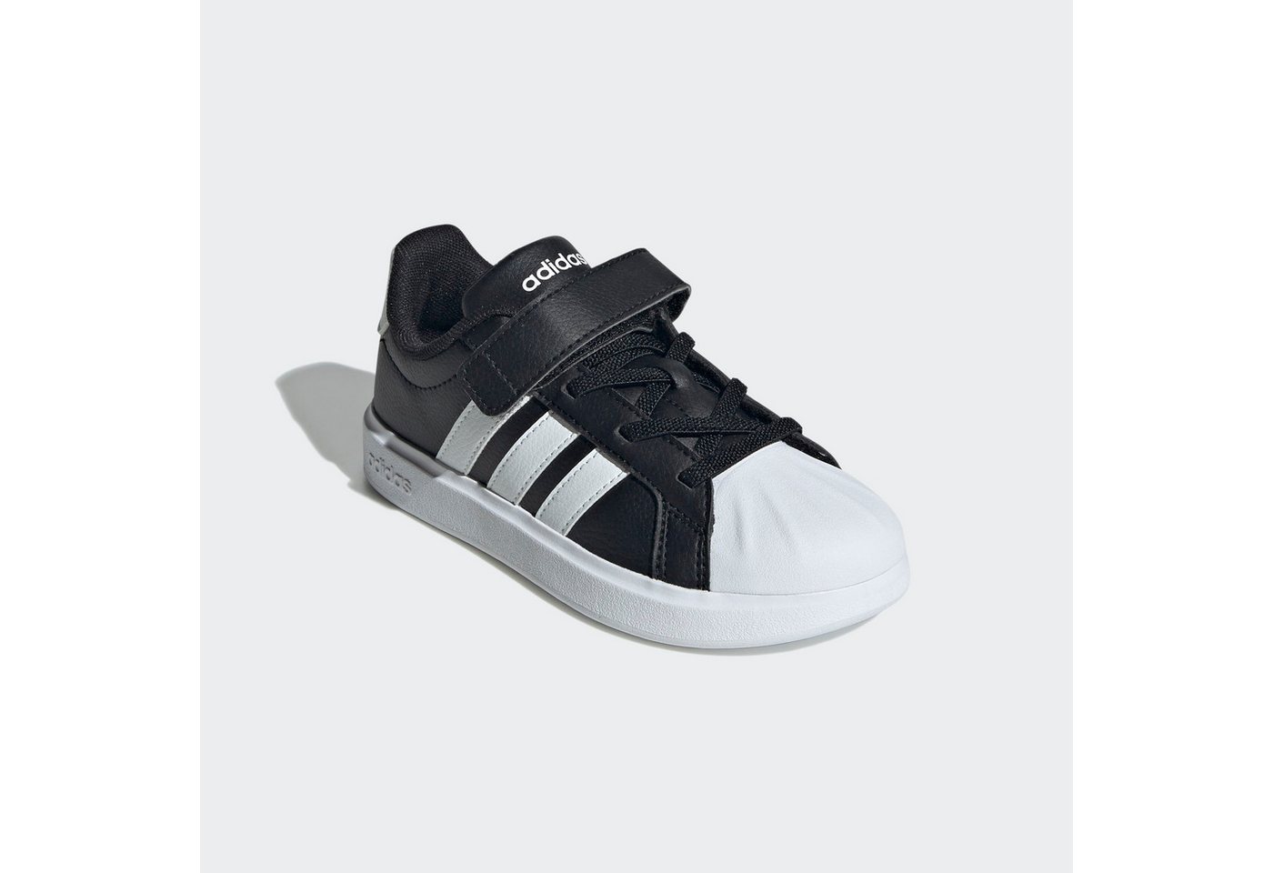 adidas Sportswear STREETTALK Sneaker inspiriert vom Design des adidas superstar, für Kinder (schwarz/weiß)