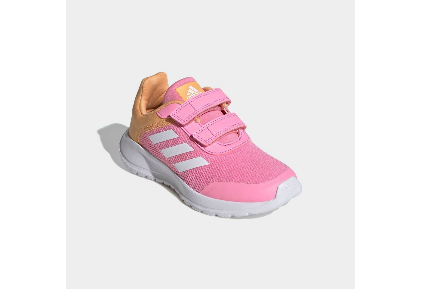 adidas Sportswear TENSAUR RUN Sneaker mit Klettverschluss, für Jugendliche (rosa/weiß/orange)