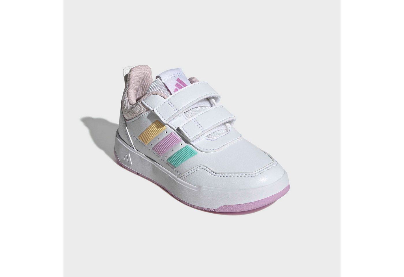 adidas Sportswear TENSAUR SPORT 3.0 CF K Sneaker mit Klettverschluss, für Kinder & Jugendliche (weiß/lila/rosa)