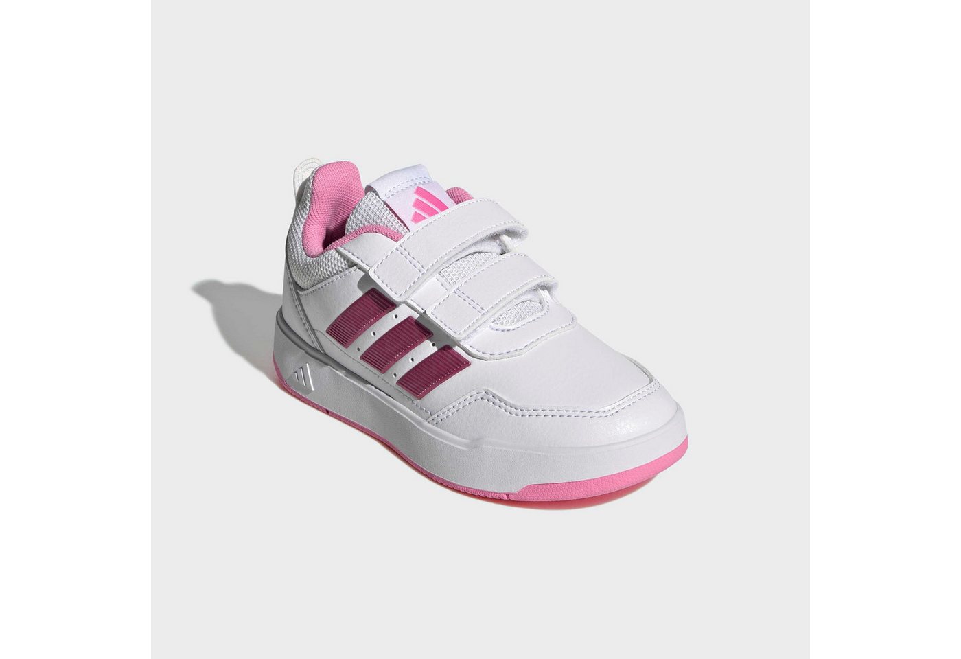 adidas Sportswear TENSAUR SPORT 3.0 CF K Sneaker mit Klettverschluss, für Kinder & Jugendliche (weiß/rosa/grau)