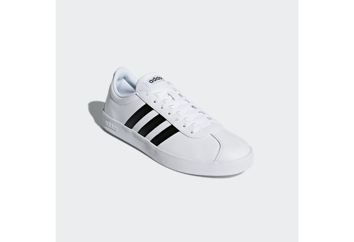 adidas Sportswear VL COURT 2.0 Sneaker Design auf den Spuren des adidas Samba (weiß)