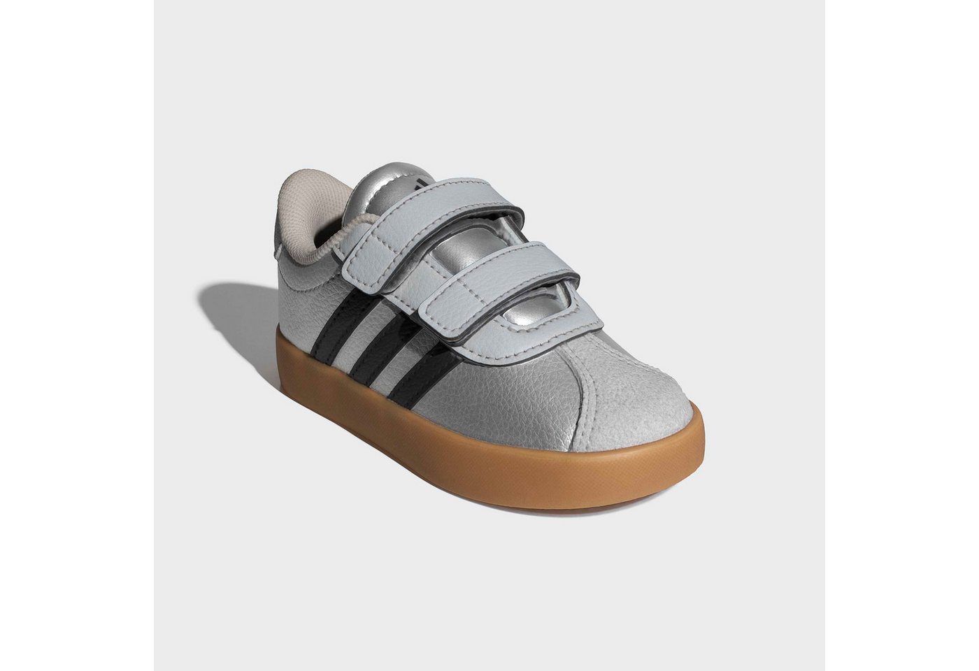 adidas Sportswear VL COURT 3.0 KIDS Klettschuh inspiriert vom Design des adidas samba, für Kinder