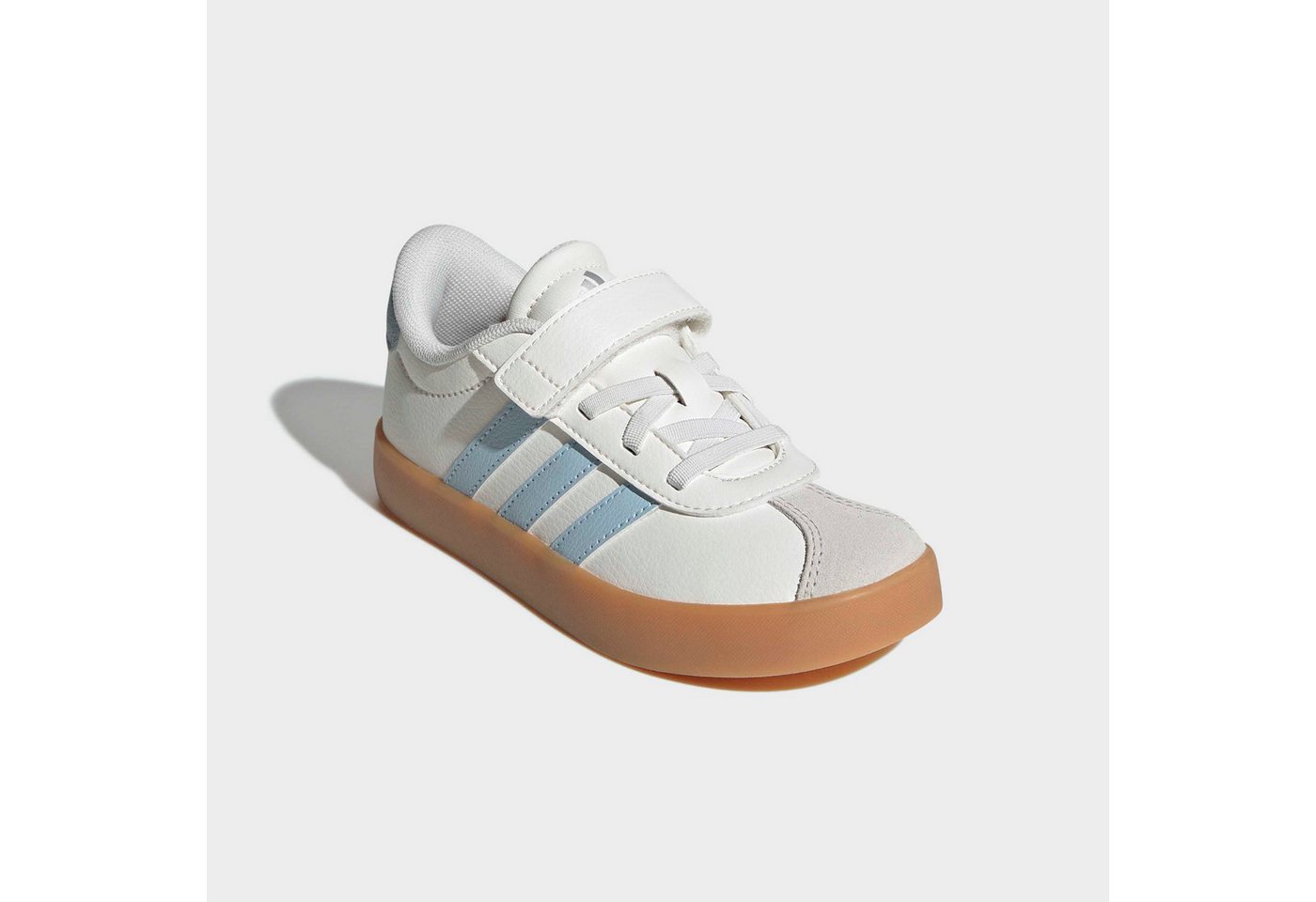 adidas Sportswear VL COURT 3.0 KIDS Sneaker inspiriert vom Design des adidas samba, für Kinder & Jugendliche (weiß/blau)