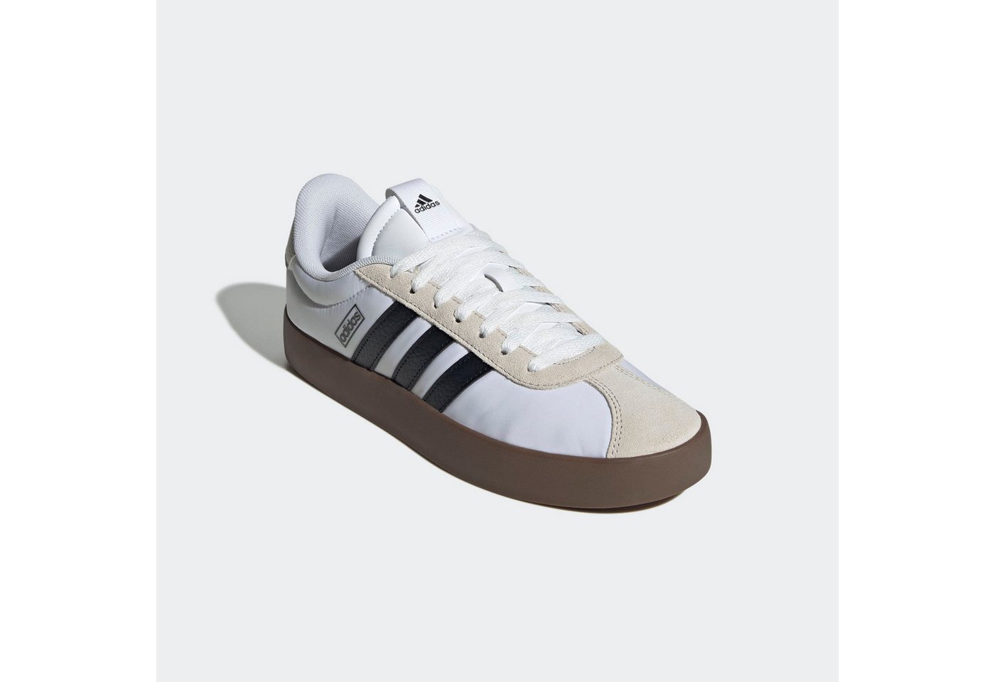 adidas Sportswear VL COURT 3.0 Sneaker Design auf den Spuren des adidas Samba (weiß/schwarz/grau)