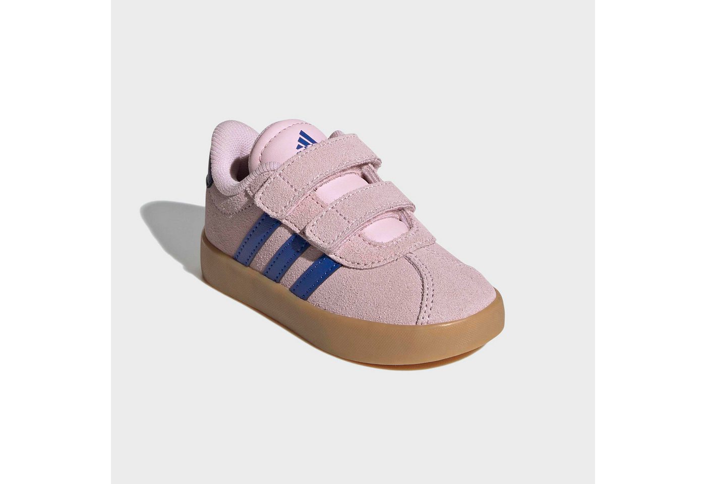 adidas Sportswear VL COURT 3.0 Sneaker für Kinder, inspiriert vom Design des adidas samba (rosa/blau)