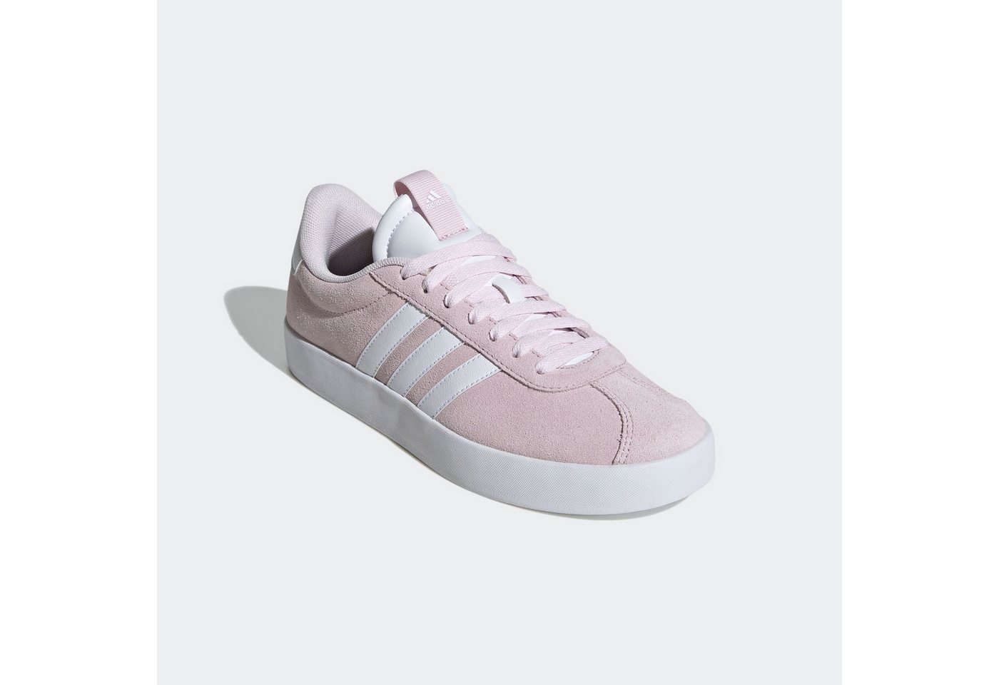 adidas Sportswear VL COURT 3.0 Sneaker inspiriert vom Design des adidas samba (ALMPNK/FTWWH 1)