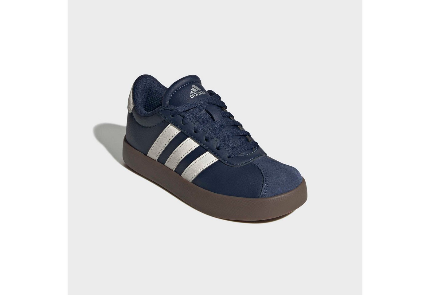 adidas Sportswear VL COURT 3.0 Sneaker inspiriert vom Design des adidas samba, für Kinder & Jugendliche (weiß)