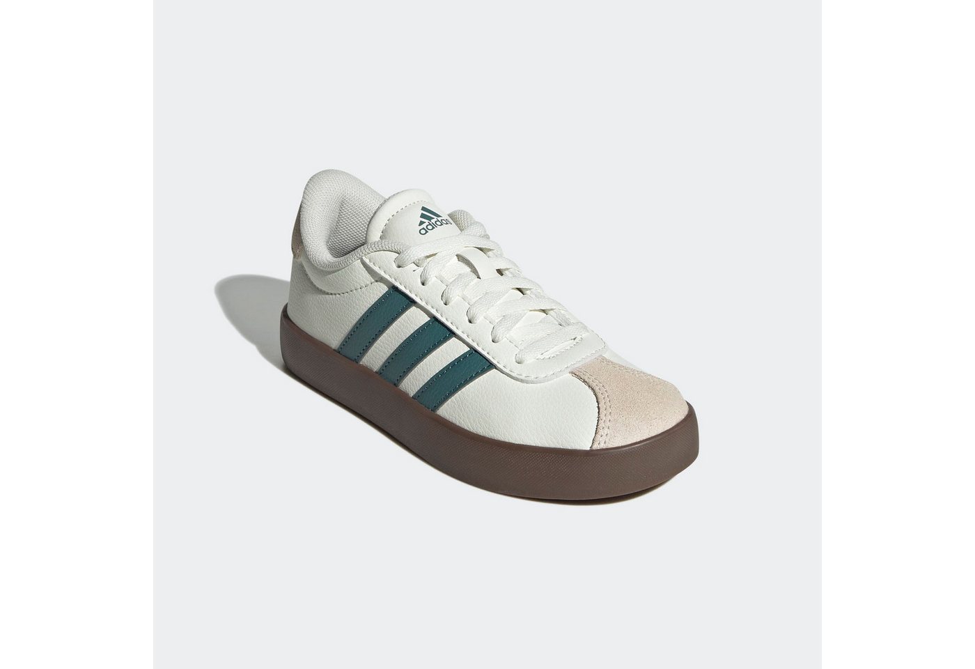 adidas Sportswear VL COURT 3.0 Sneaker inspiriert vom Design des adidas samba, für Kinder (weiß)