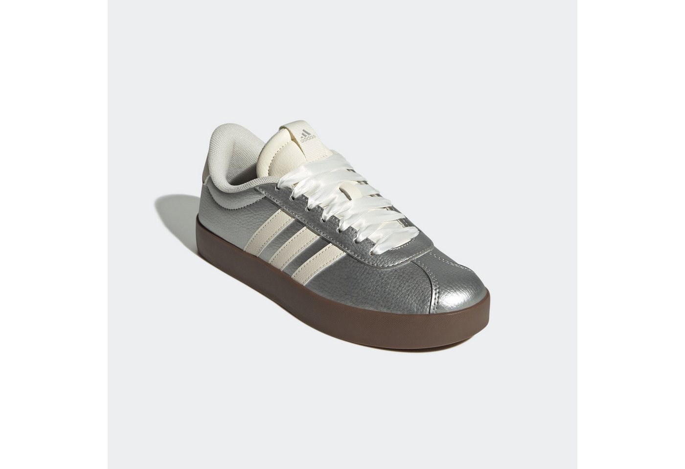 adidas Sportswear VL COURT 3.0 Sneaker inspiriert vom Design des adidas samba (grau)