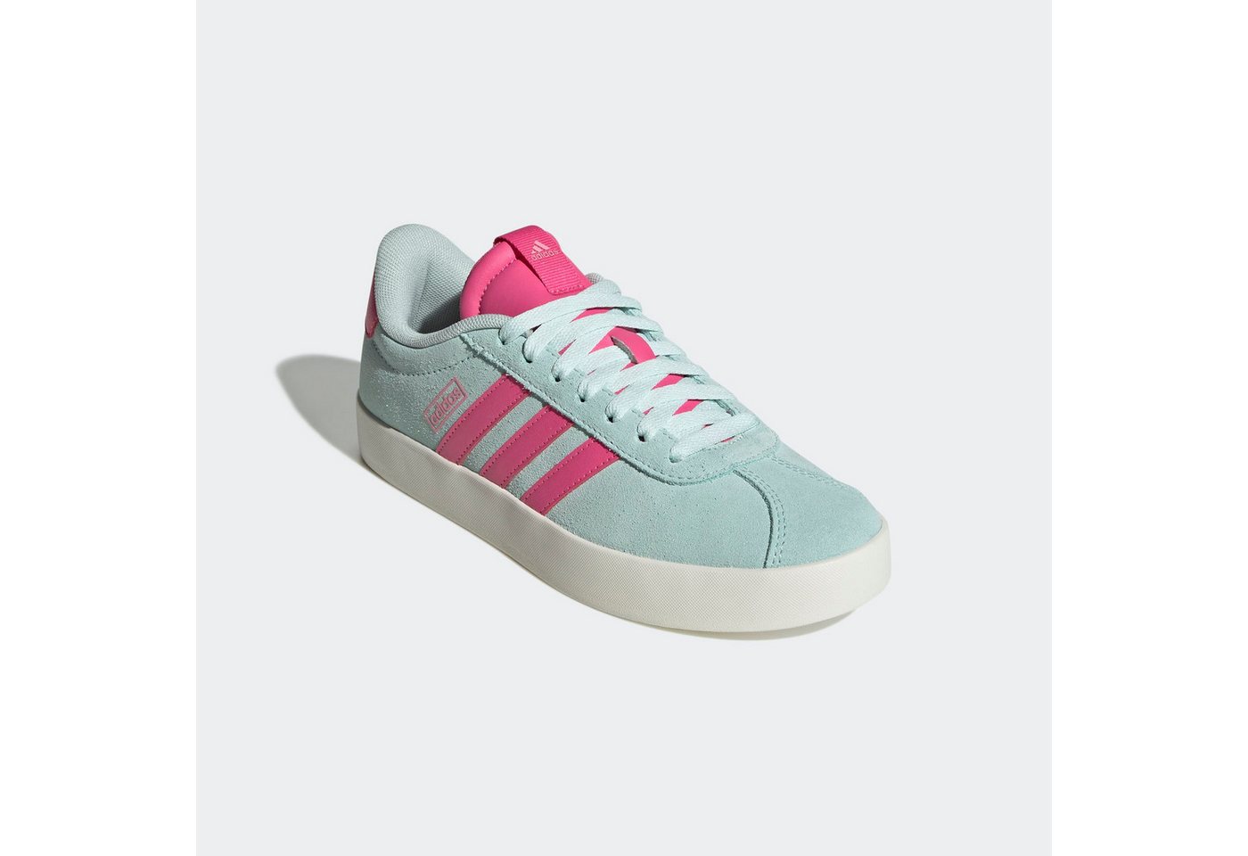 adidas Sportswear VL COURT 3.0 Sneaker inspiriert vom Design des adidas samba (grün)