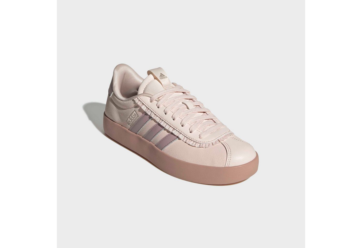adidas Sportswear VL COURT 3.0 Sneaker inspiriert vom Design des adidas samba (lila/rosa)