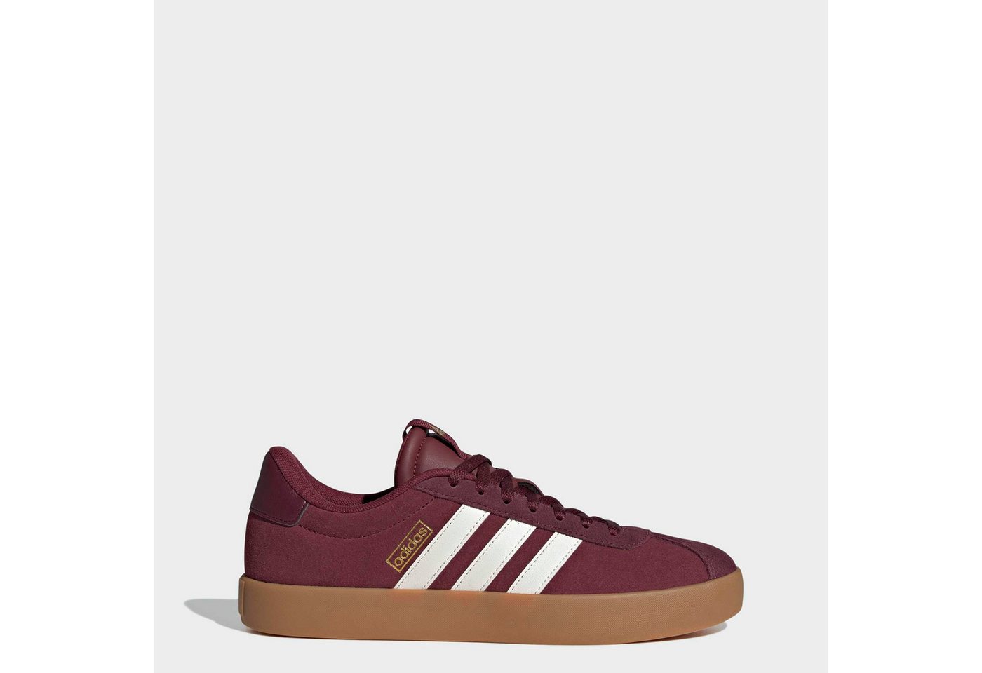 adidas Sportswear VL COURT 3.0 Sneaker inspiriert vom Design des adidas samba (rot/weiß)