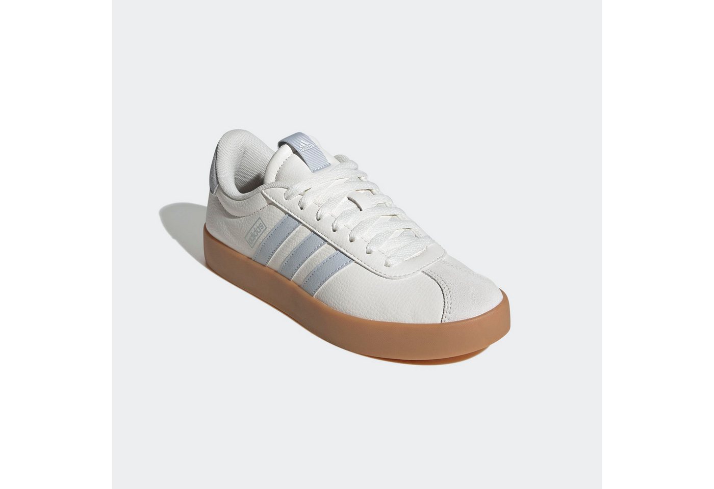 adidas Sportswear VL COURT 3.0 Sneaker inspiriert vom Design des adidas samba (weiß/blau)