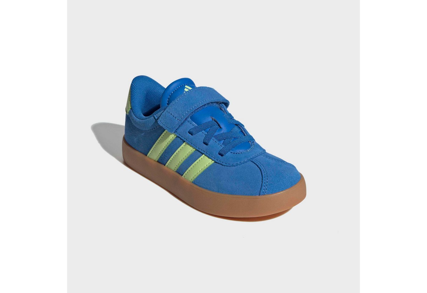 adidas Sportswear VL COURT 3.0 Sneaker mit Klettverschluss, für Kinder (Bright Royal / Pulse Lime / Gum10)