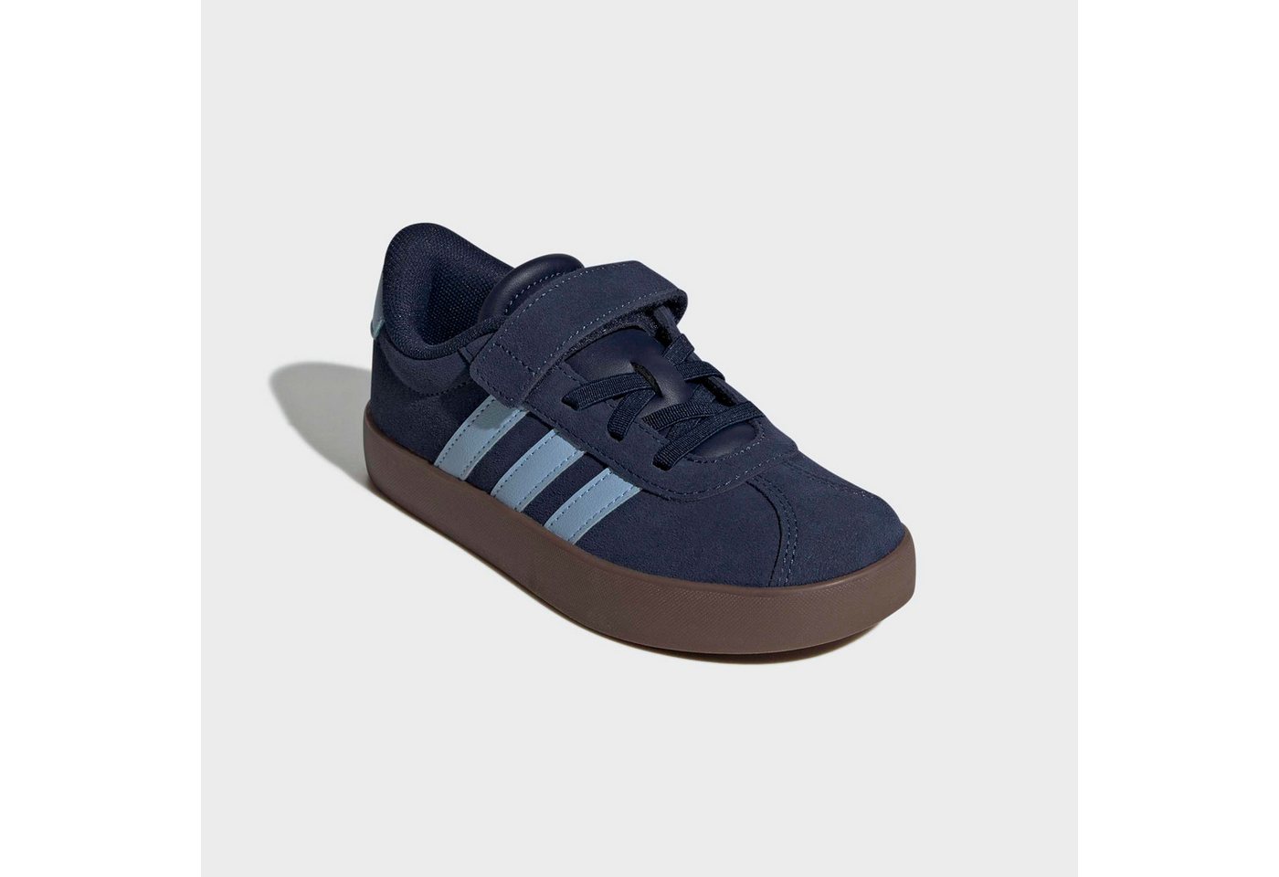adidas Sportswear VL COURT 3.0 Sneaker mit Klettverschluss, für Kinder (Night Indigo / Clear Sky / Gum5)
