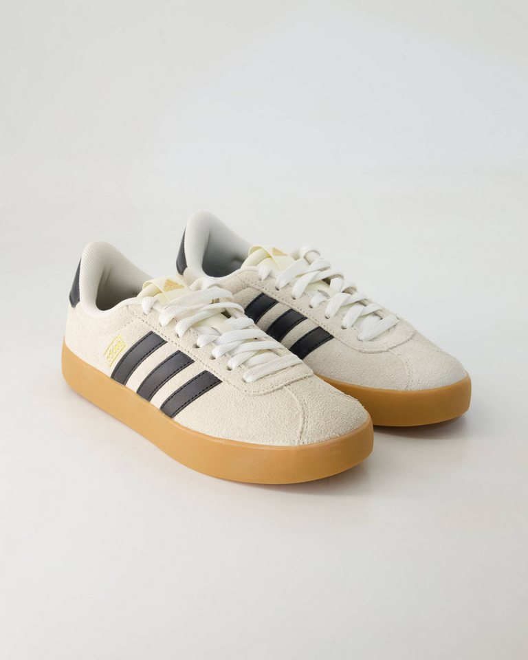 adidas Sportswear VL Court 3.0 Sneaker Obermaterial: Leder und Textil (beige/braun)