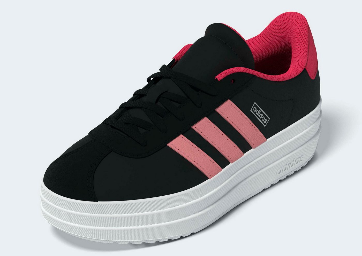 adidas Sportswear VL COURT BOLD Plateausneaker Inspiriert vom adidas Gazelle Bold, für Kinder & Jugendliche (schwarz)