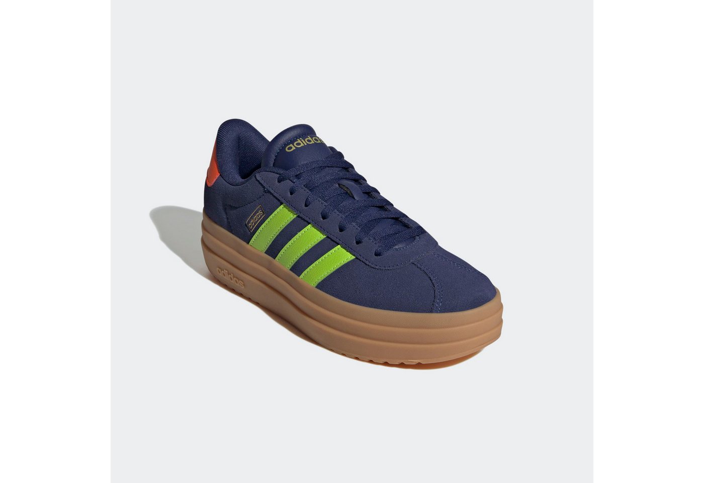 adidas Sportswear VL COURT BOLD Plateausneaker Design auf den Spuren des adidas Gazelle Bold (blau/weiß)