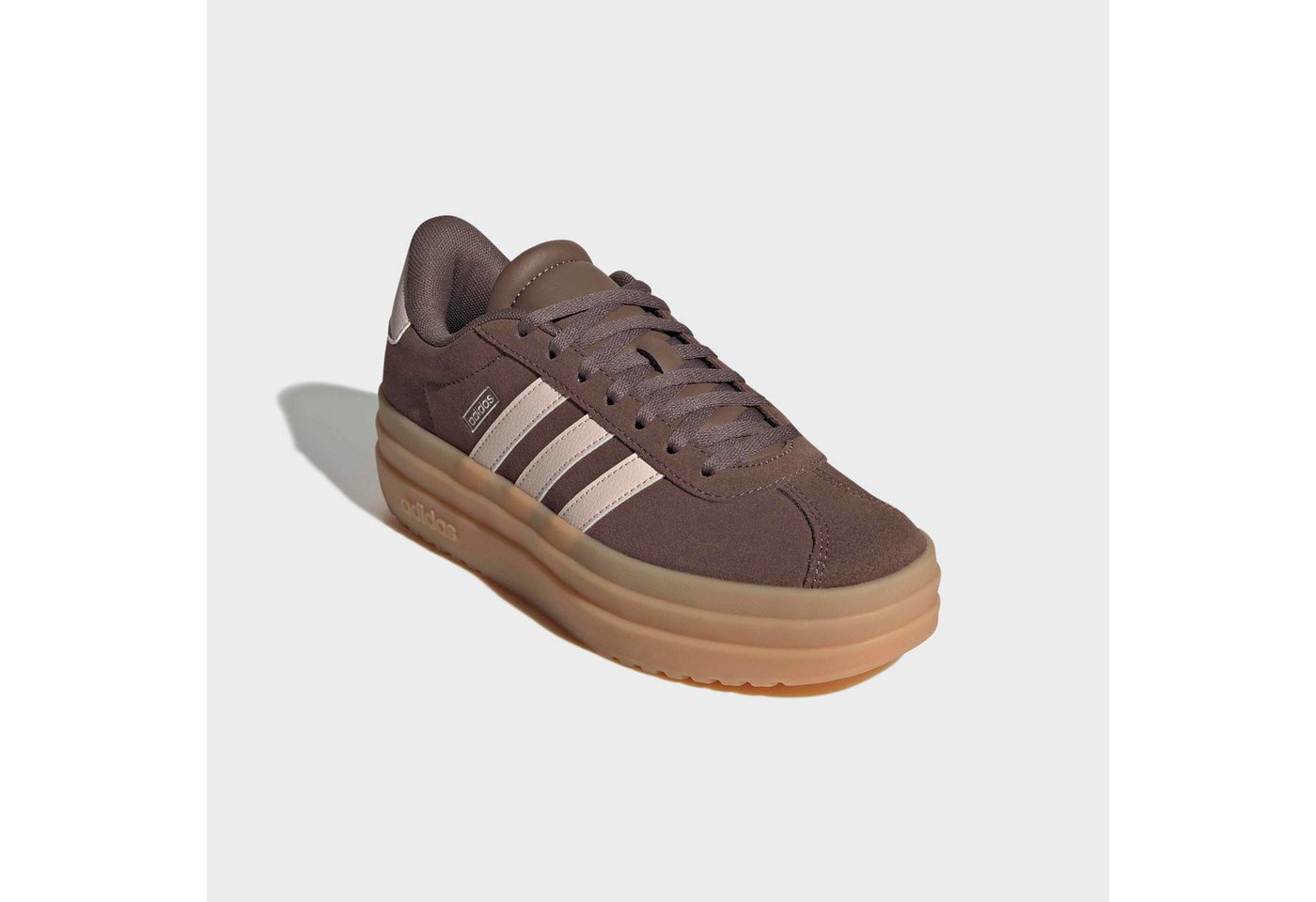 adidas Sportswear VL COURT BOLD Plateausneaker Design auf den Spuren des adidas Gazelle Bold, für Kinder (Earth Strata / Wonder Quartz / Gum 3)