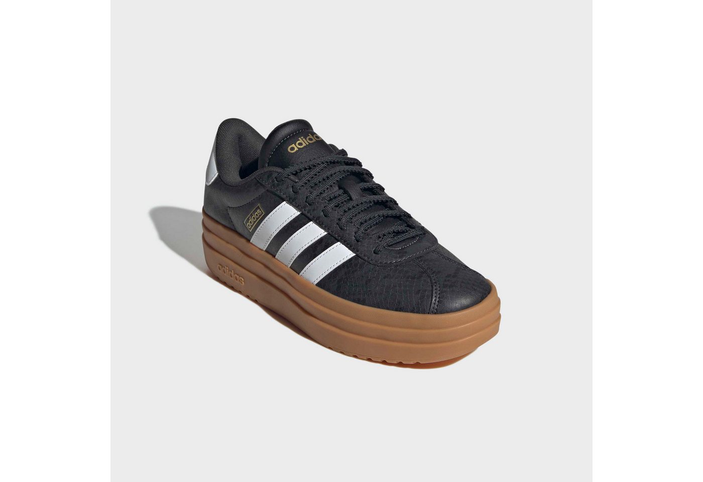 adidas Sportswear VL COURT BOLD Plateausneaker inspiriert vom Design des adidas gazelle bold (grau)