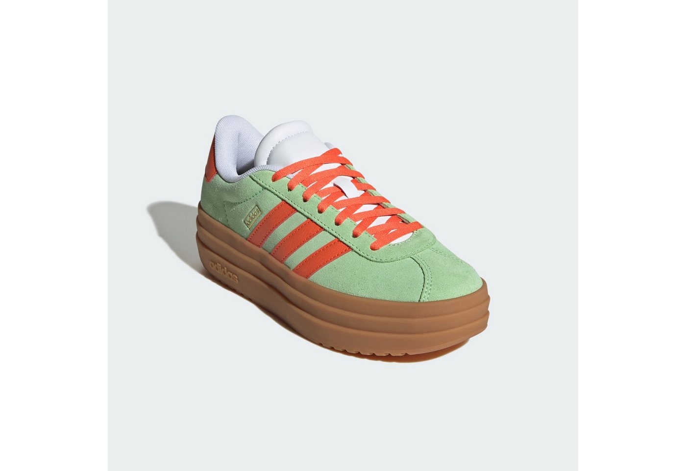 adidas Sportswear VL COURT BOLD SCHUH Sneaker (1-tlg) (grün/orange/weiß)