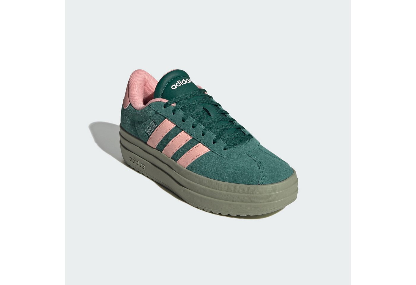 adidas Sportswear VL COURT BOLD SCHUH Sneaker (2-tlg) (grün/orange)