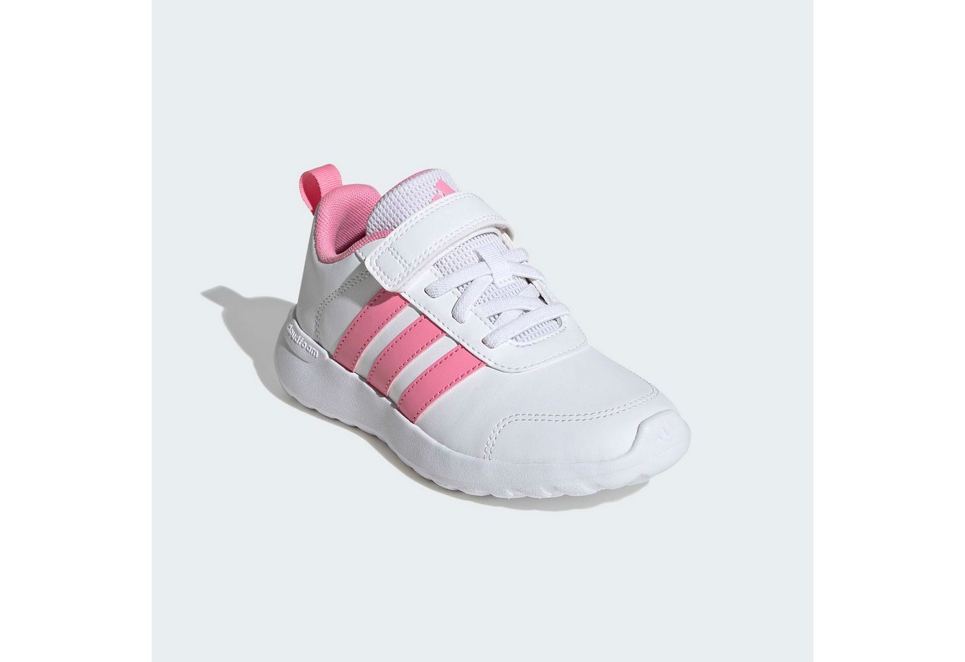 adidas Sportswear VL MOVE EL C Sneaker mit Klettverschluss, für Kinder (weiß/rosa)