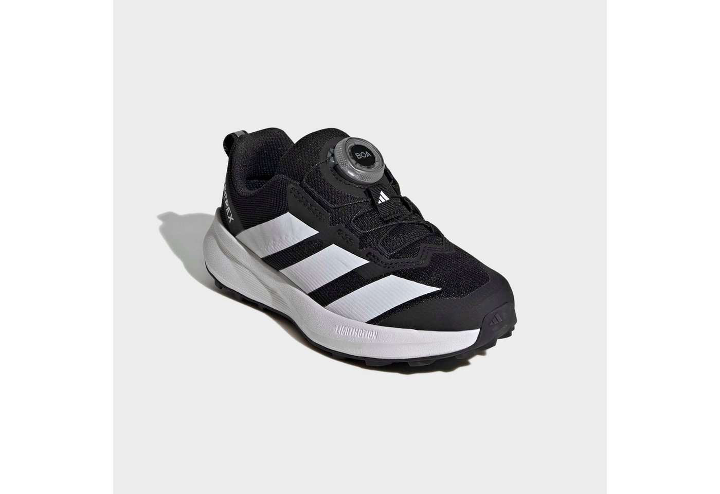 adidas Terrex AGRAVIC BOA KIDS Trailrunningschuh für Kinder & Jugendliche (schwarz/weiß/orange)