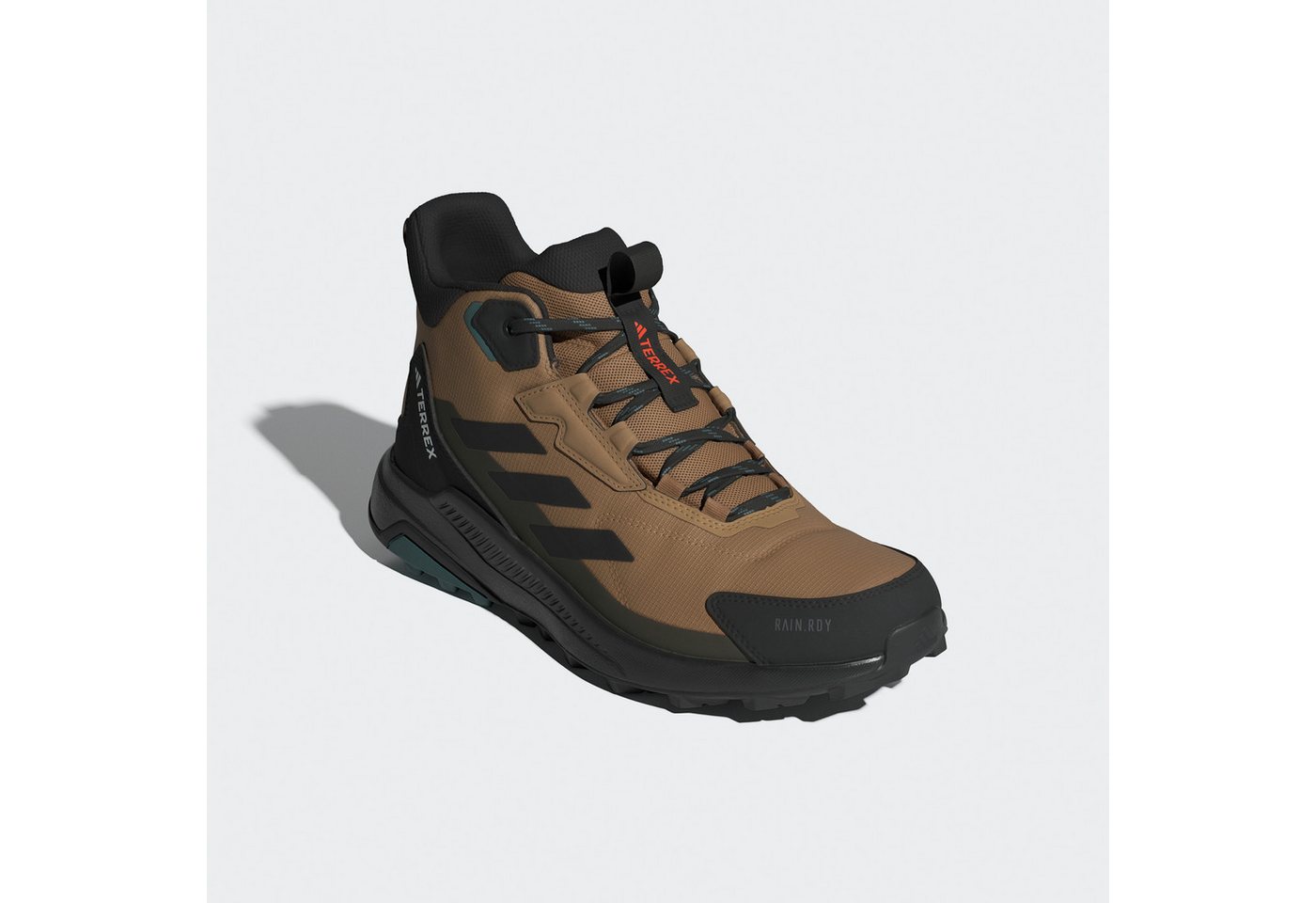 adidas Terrex TERREX ANYLANDER MID RAIN.RDY WANDERSCHUH Hikingschuh (2-tlg) (schwarz/grün)