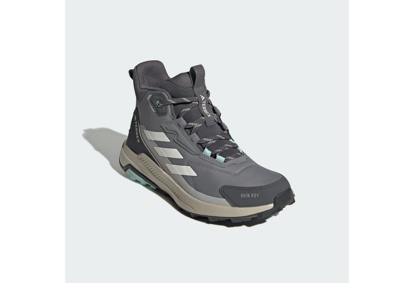 adidas Terrex TERREX ANYLANDER MID RAIN.RDY WANDERSCHUH (1-tlg) (grau/weiß)