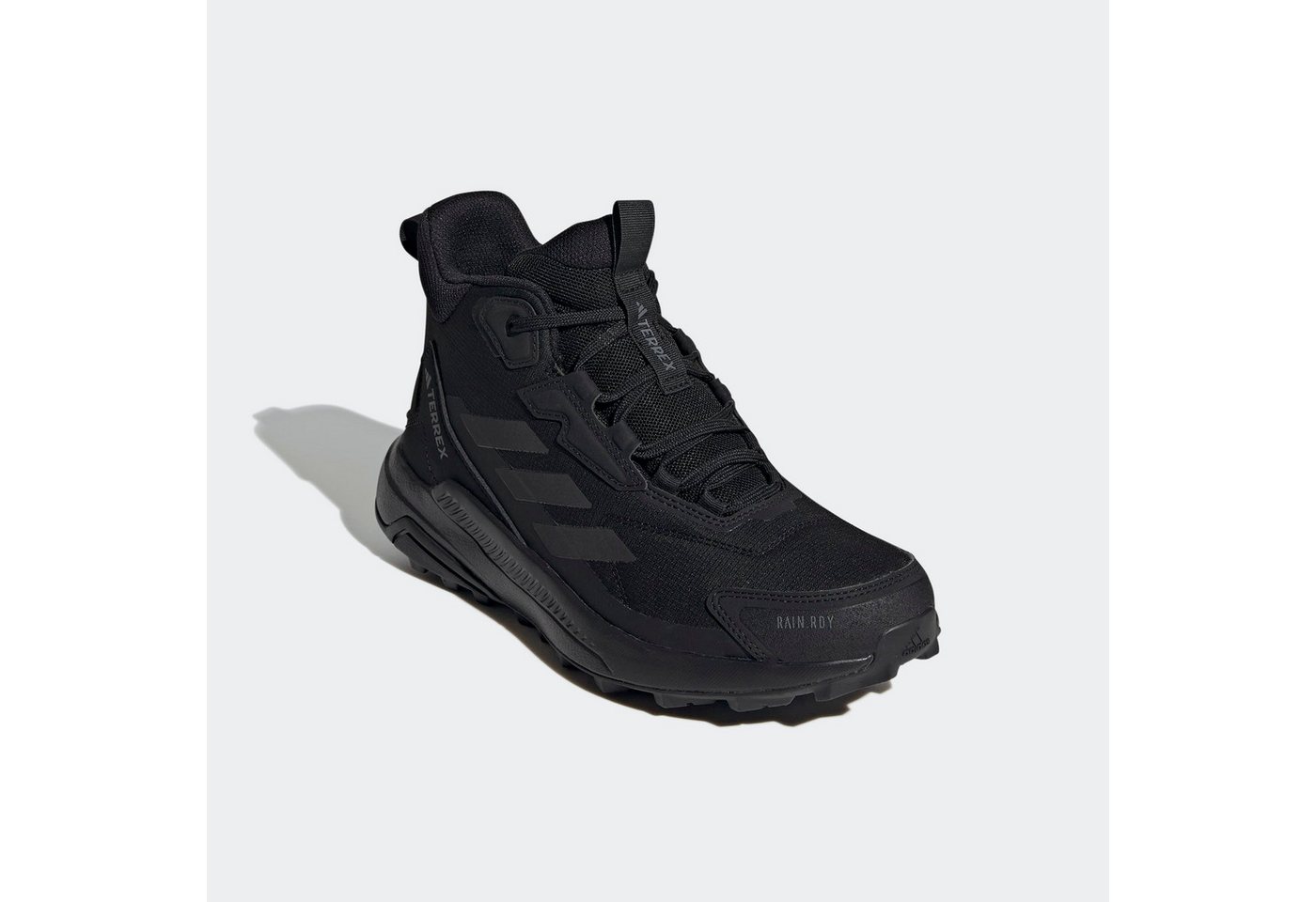 adidas Terrex TERREX ANYLANDER MID RAIN.RDY Wanderschuh wasserdicht (schwarz/grau)