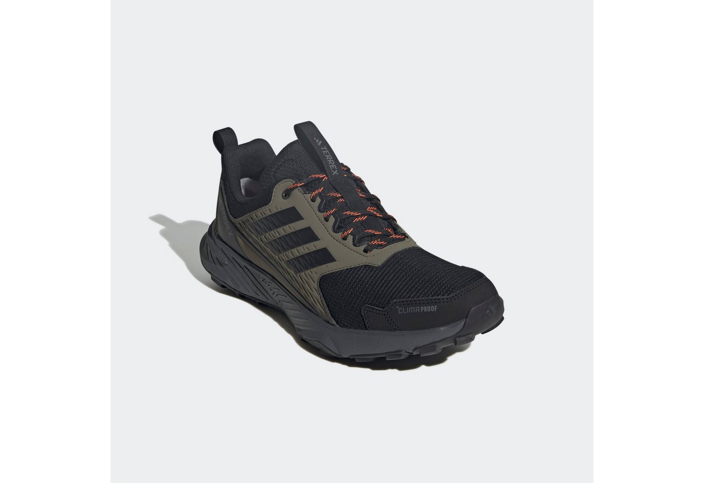 adidas Terrex TRACEFINDER 2 CLIMAPROOF Trailrunningschuh wärmend (grün/schwarz/orange)