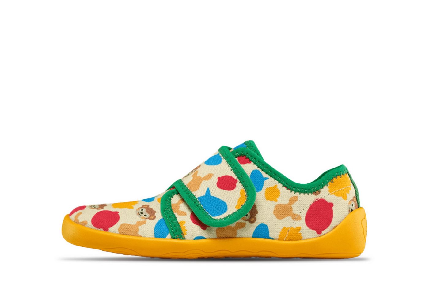 Affenzahn Hausschuh Baumwolle Movy, bunt Hausschuh