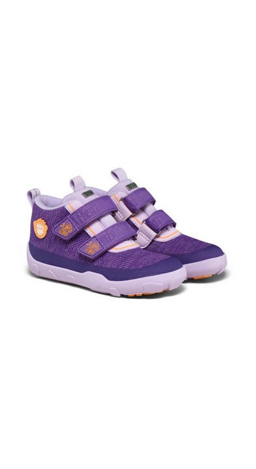 Affenzahn Knit Happy Sneaker nach Barfußschuhprinzip (gelb/lila)