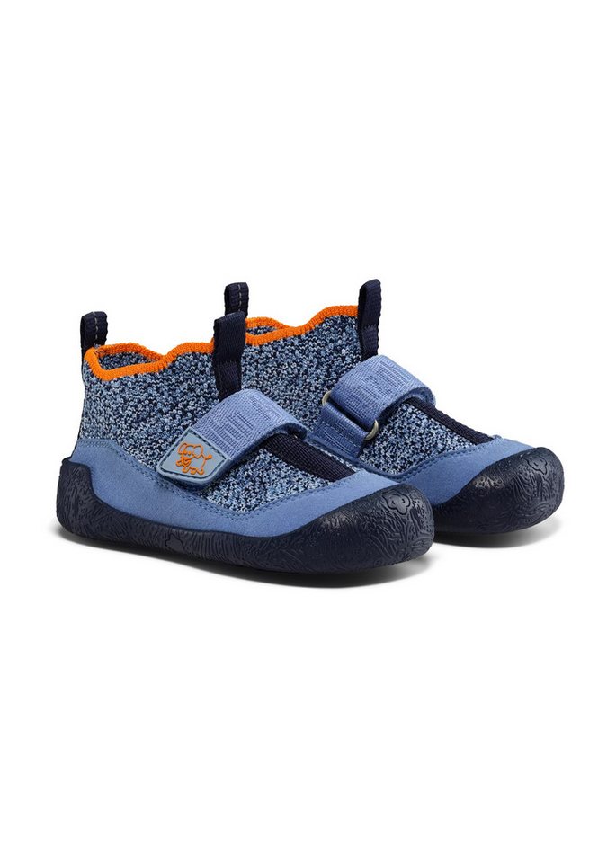 Affenzahn Knit Toddly Lauflernschuh nach Barfußschuhprinzip (blau)