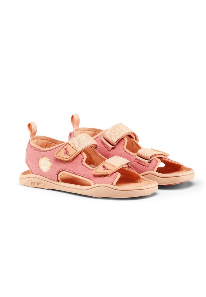 Affenzahn Vegan Airy . Sandale nach Barfußschuhprinzip (blau/rosa)