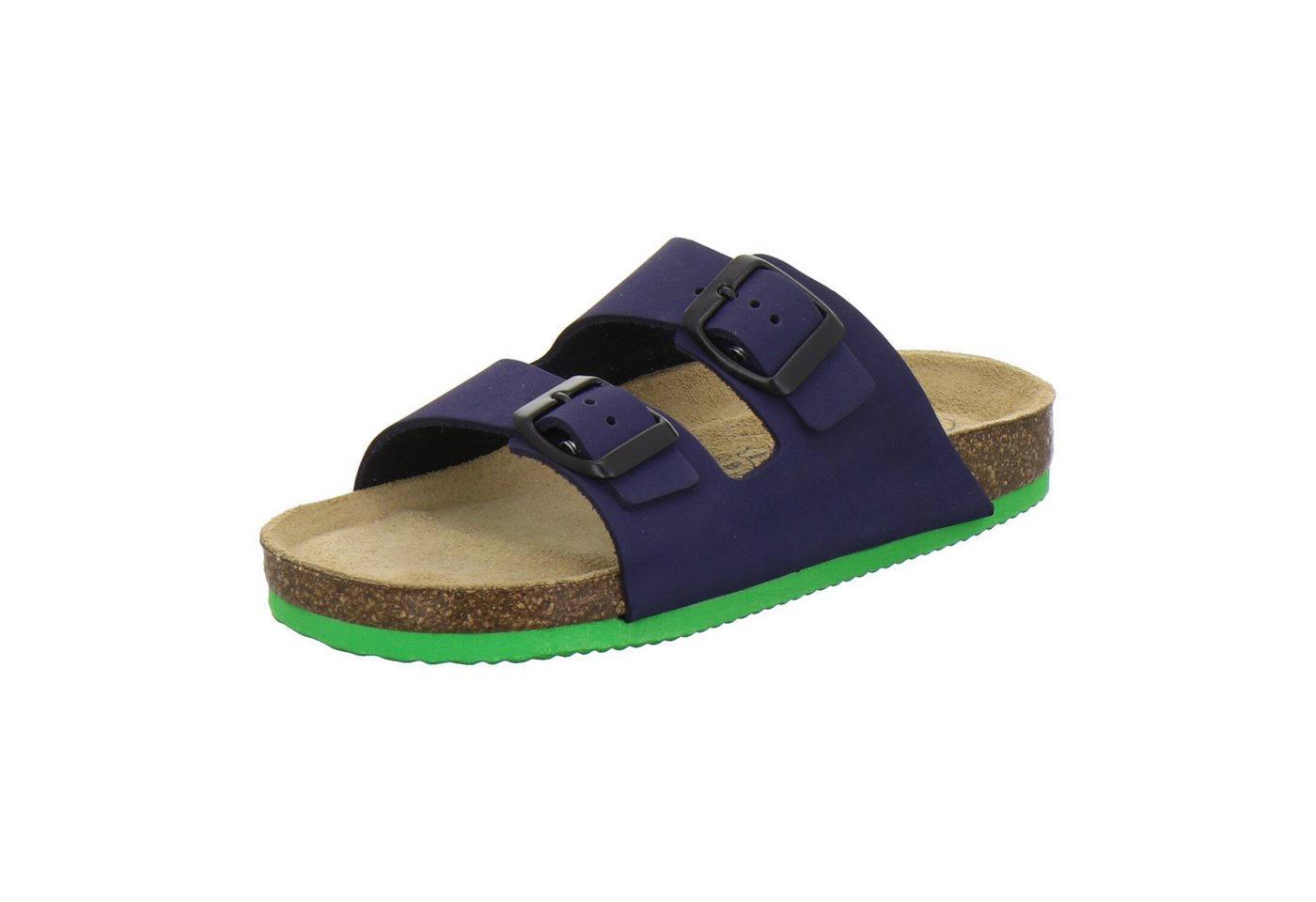 AFS-Schuhe 110047 Zweischnaller Pantolette für Jungen und Mädchen aus Leder