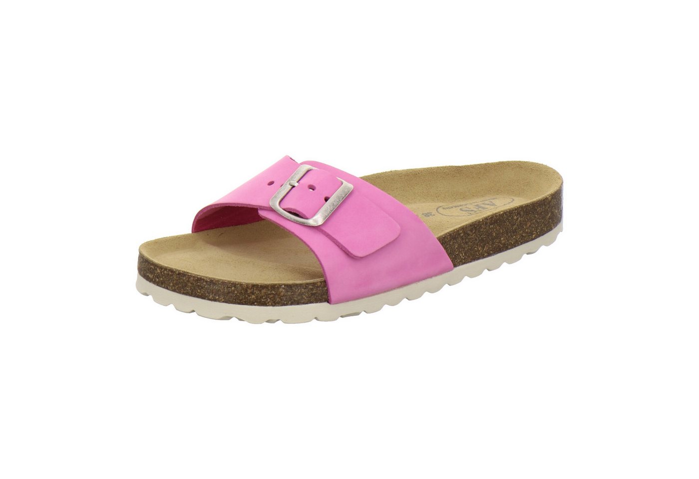 AFS-Schuhe 211207 Sommer Pantolette für Damen mit Fußbett, bequeme Sandalen aus Leder