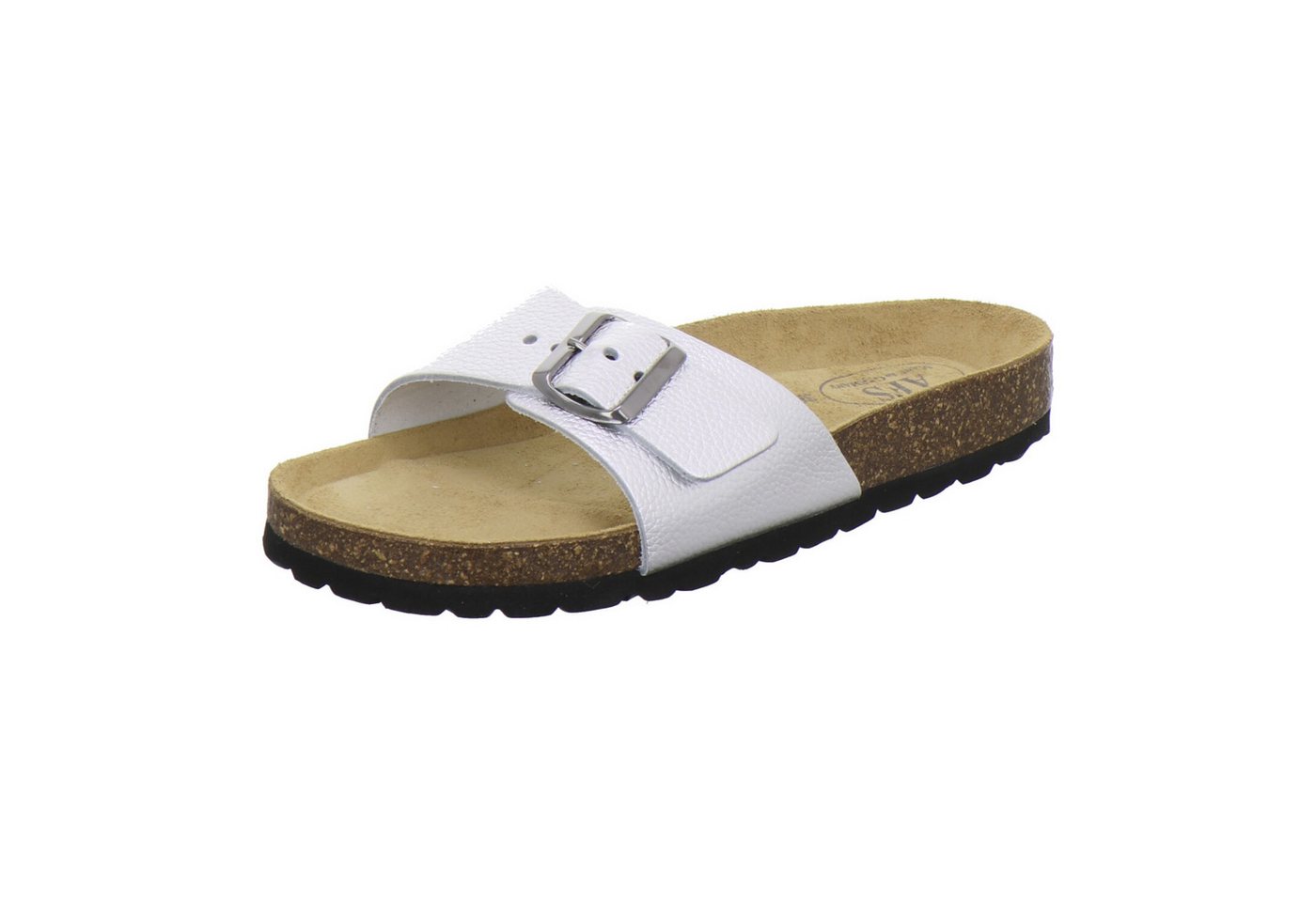 AFS-Schuhe 211224 Sommer Pantolette für Damen mit Fußbett, bequeme Sandalen aus Leder