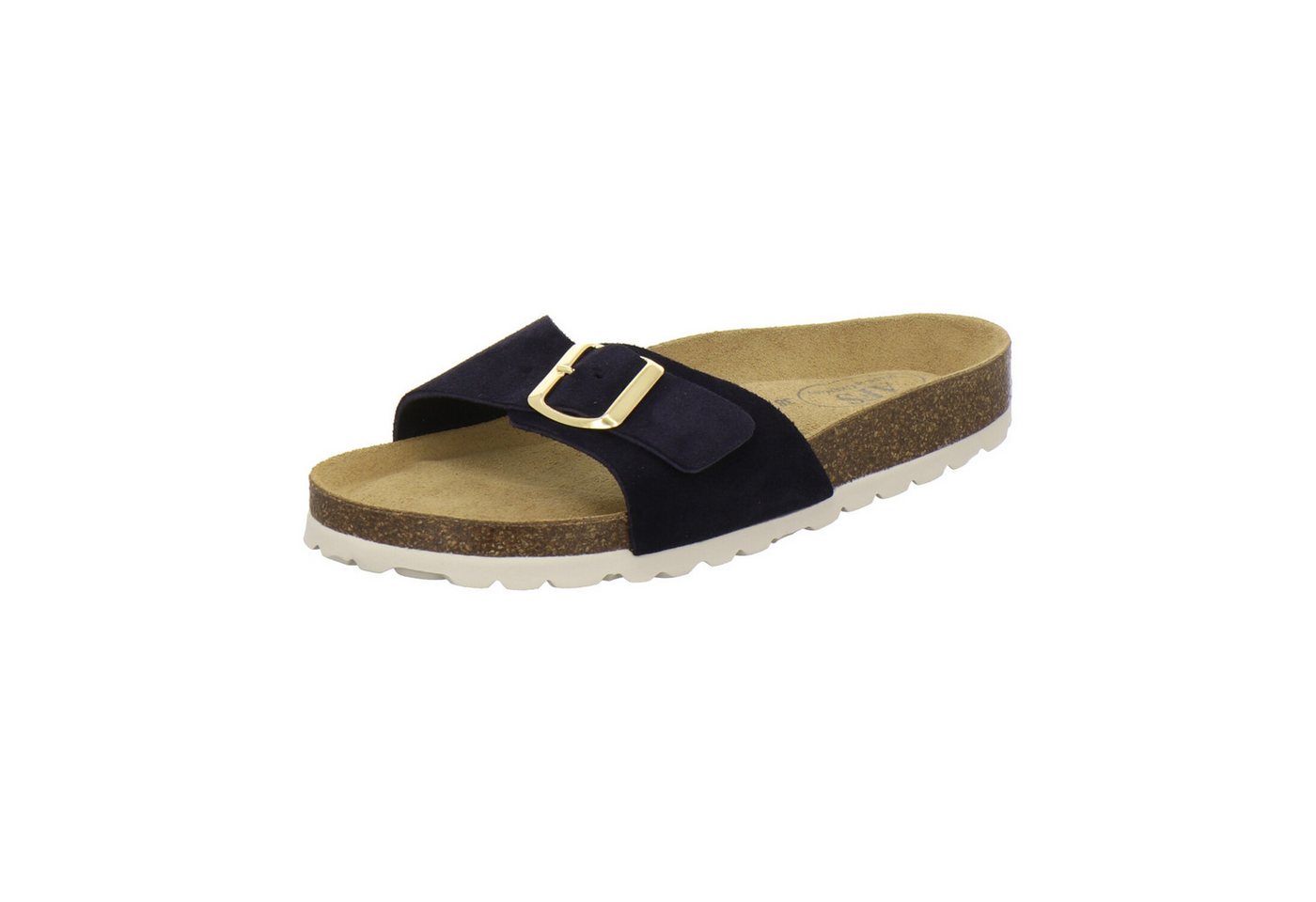 AFS-Schuhe 211244 Sommer Pantolette für Damen mit Fußbett, bequeme Sandalen aus Leder
