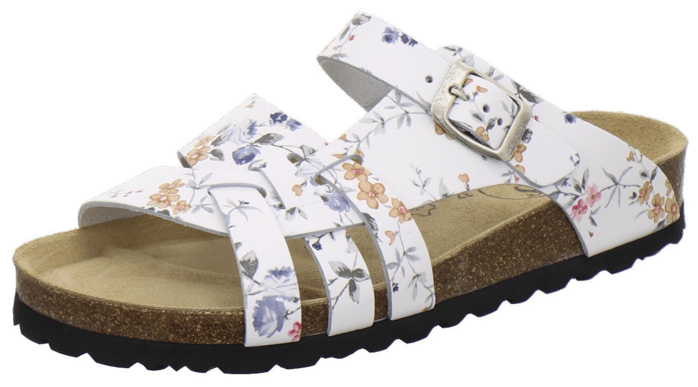 AFS-Schuhe 212206 Kralle Pantolette für Damen mit Fußbett, bequeme Sandalen aus Leder