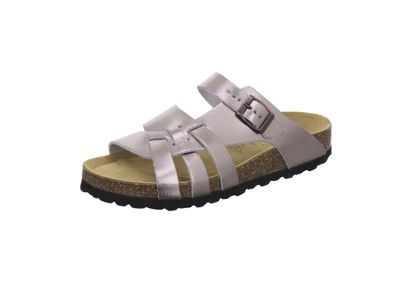 AFS-Schuhe 212292 Kralle Pantolette für Damen mit Fußbett, bequeme Sandalen aus Leder