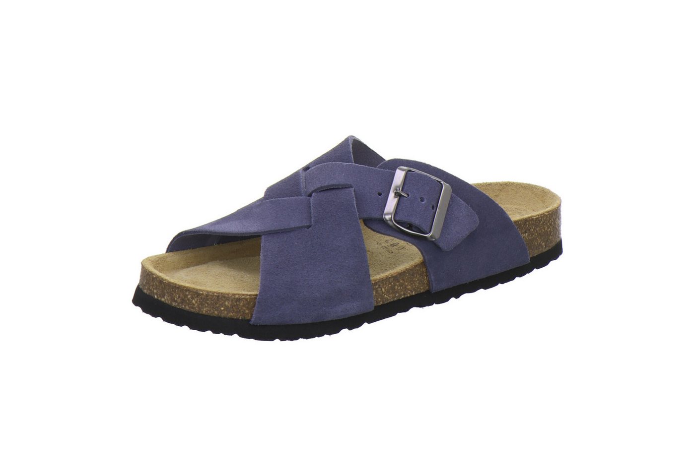 AFS-Schuhe 214153 Kralle Pantolette für Damen mit Fußbett, bequeme Sandalen aus Leder