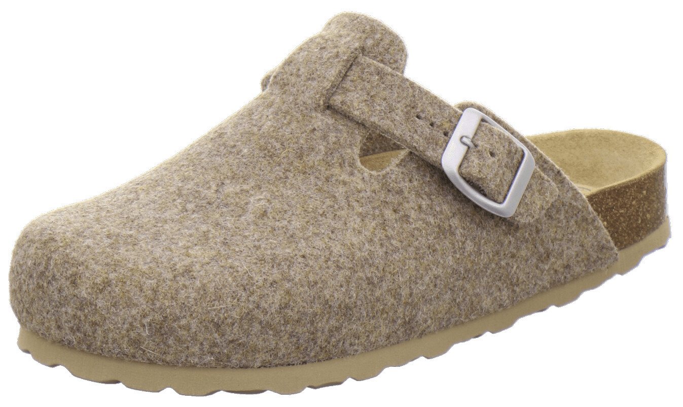AFS-Schuhe 2690075 Clogs Pantolette für Damen aus Filz mit Fußbett, Made in Germany