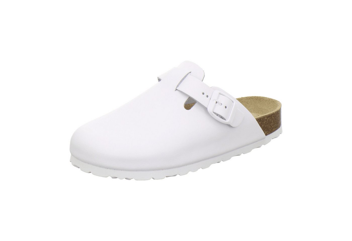 AFS-Schuhe 290010 Clogs Pantolette für Damen aus Leder mit Fußbett, Hausschuhe Made in Germany