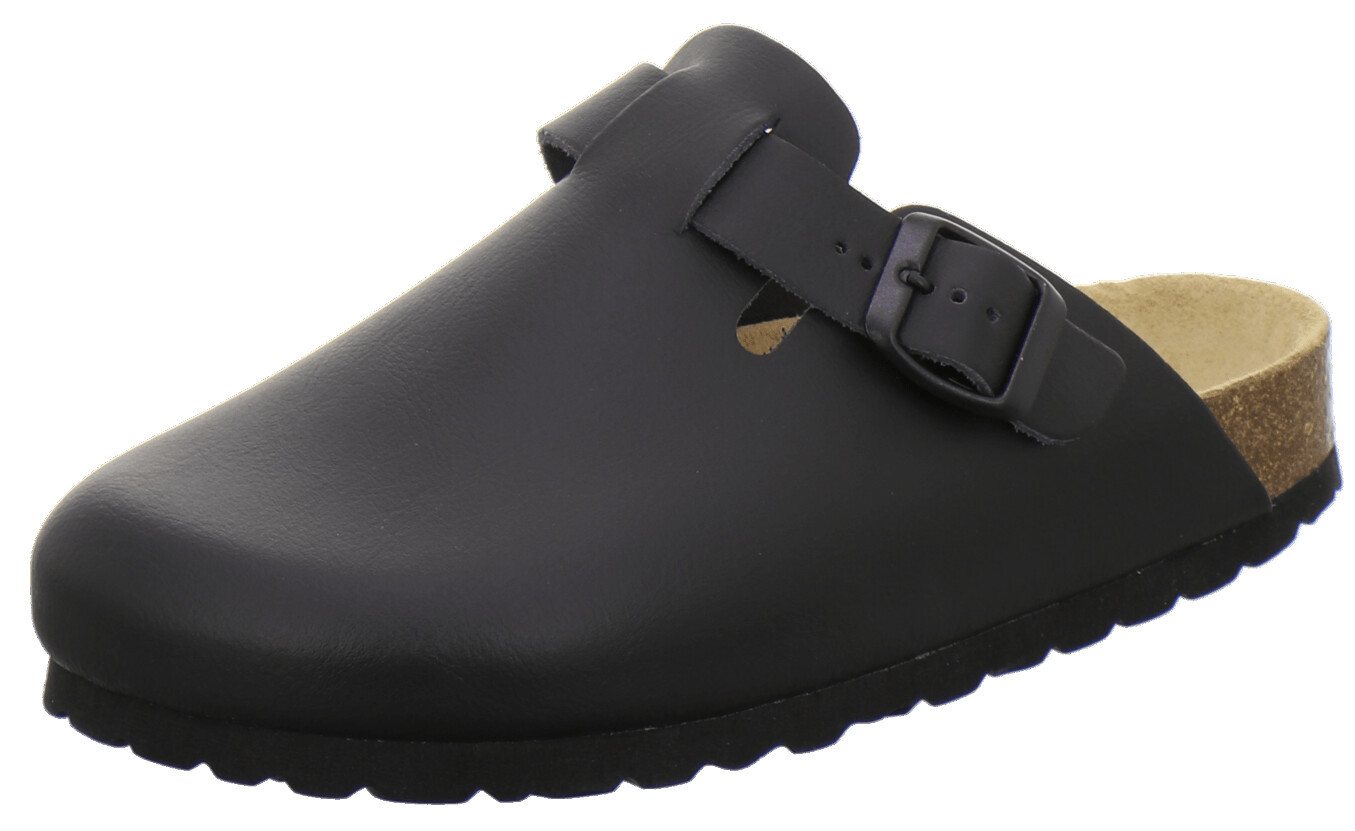AFS-Schuhe 290023 Clogs Pantolette für Damen aus Leder mit Fußbett, Hausschuhe Made in Germany
