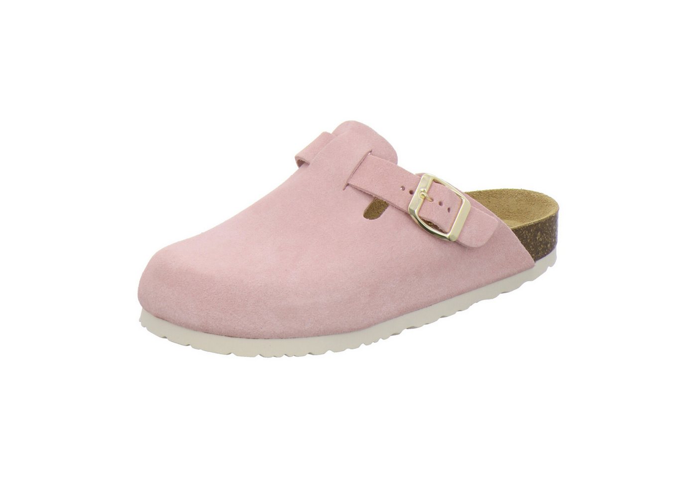 AFS-Schuhe 290032 Clogs Pantolette für Damen aus Leder mit Fußbett, Hausschuhe Made in Germany