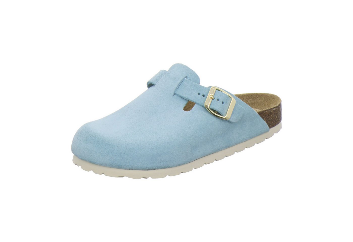 AFS-Schuhe 290041 Clogs Pantolette für Damen aus Leder mit Fußbett, Hausschuhe Made in Germany