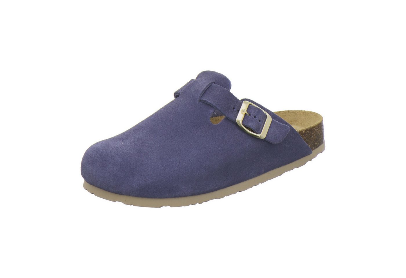AFS-Schuhe 290053 Clogs Pantolette für Damen aus Leder mit Fußbett, Hausschuhe Made in Germany