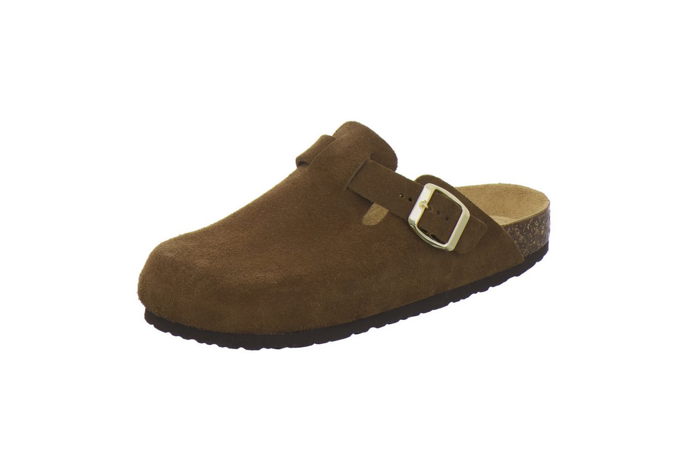 AFS-Schuhe 290079 Clogs Pantolette für Damen aus Leder mit Fußbett, Hausschuhe Made in Germany